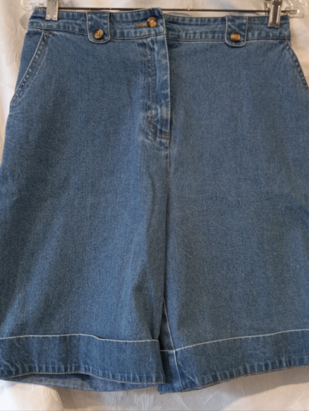 Denim & Co. High-Waist Blue Denim Women’s Jeans Shorts Size M